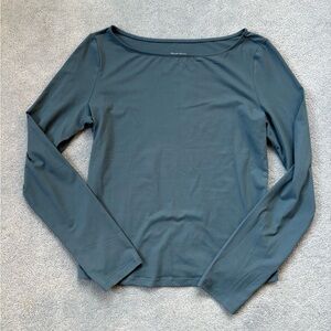 Teal Microfiber long sleeve